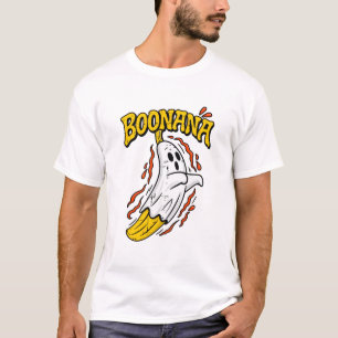 Camiseta Boonana Fantasma Banana Halloween Bonito