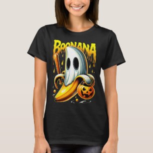 Camiseta Boonana Ghost Nana Dia de as Bruxas engraçado Cost