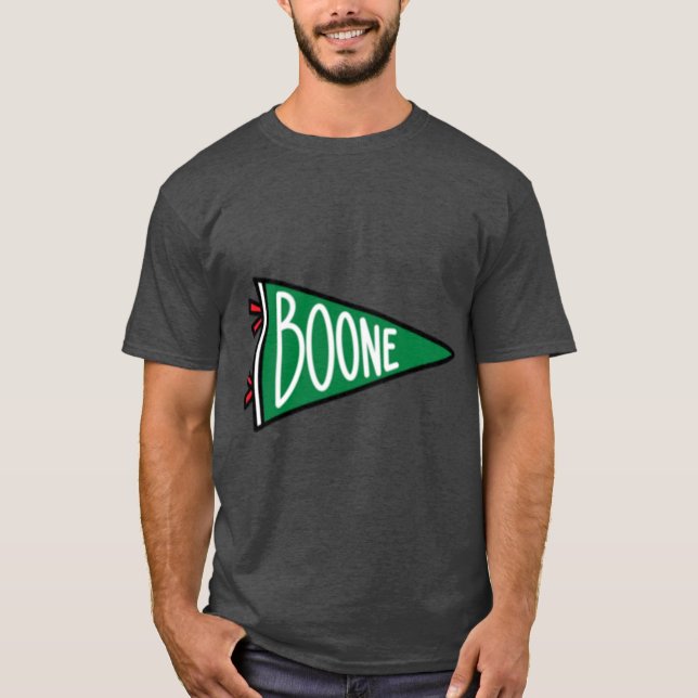 Camiseta Boone Iowa Flag (Frente)