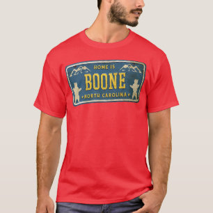 Camiseta Boone North Carolina Home NC Plate Bear Mounta