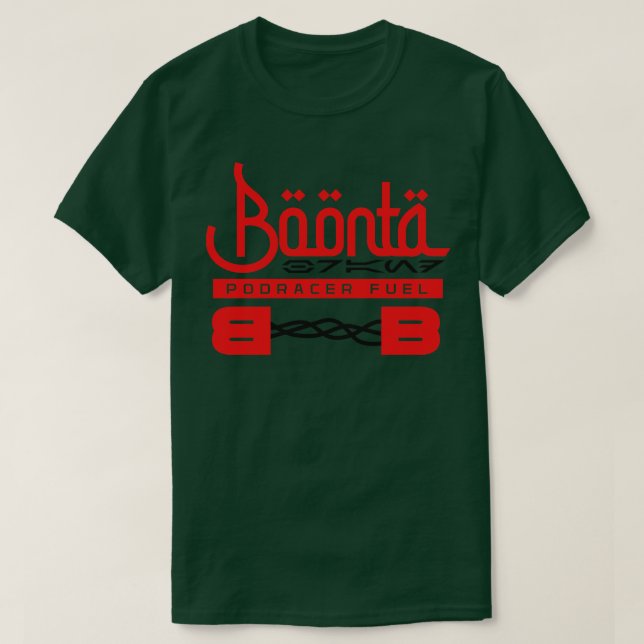 Camiseta Boonta Marca Podracer Fuel (Frente do Design)