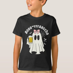 Camiseta Booo-rraaccha Engraçado Ghost Beer Halloween Spook