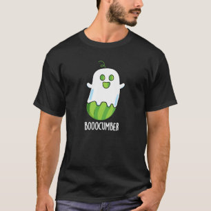 Camiseta Booocumber Funny Ghost Cucumber Pun Dark BG