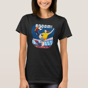 Camiseta Booom Futebol Profissional Chuta a Bola  Creati