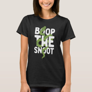 Camiseta Boop Os Répteis Engraçados Com Neve E Lover Cobra