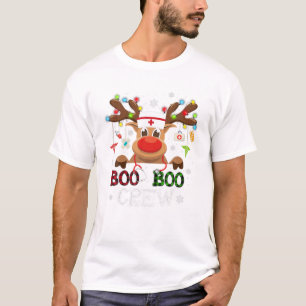 Camiseta Boos Boos de Natal Enfermeira Enfermeira Xmas Holi