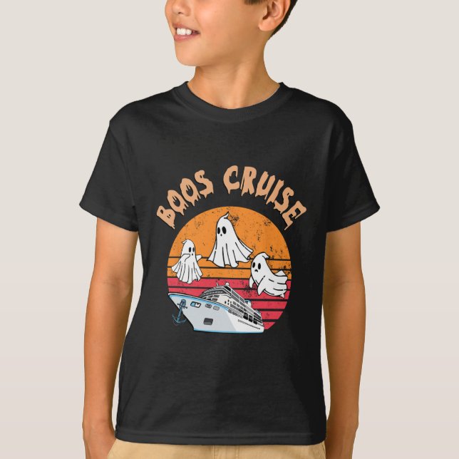 Camiseta Boos Cruise Trip Dia de as Bruxas engraçado Figuru (Frente)