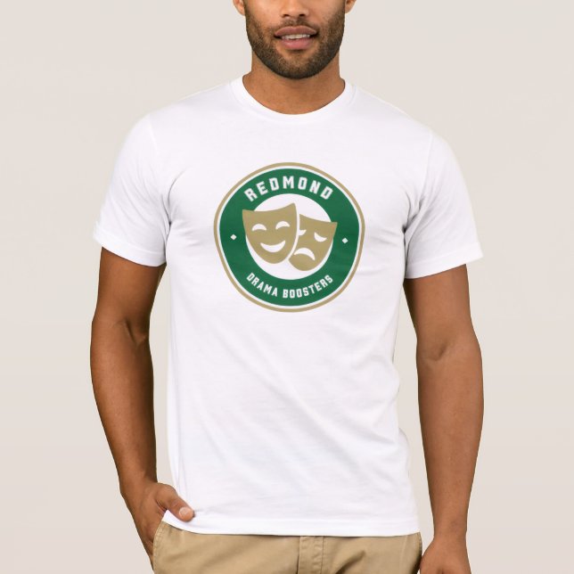 Camiseta Booster Logo Round - White t-shirt (Frente)