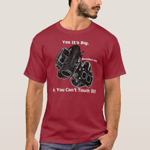 Camiseta BoostGear.com - sim seu grande - nenhum você toqu