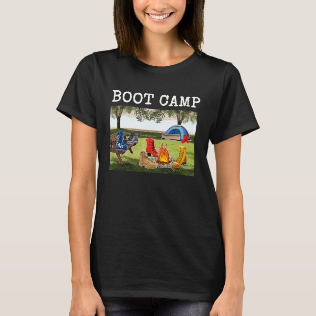 Camiseta Boot Camp não atire no seu calçado vestido e Ki (Frente)
