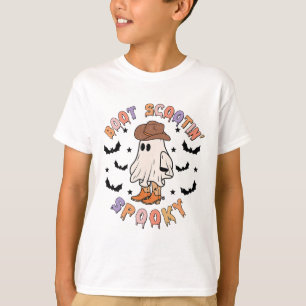 Camiseta Boot Scoot Spookny Engraçado Western Halloween Cow