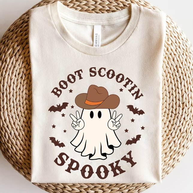 Camiseta Boot Scootin Spooky Western Ghost Halloween (Boot Scootin Spooky Western Ghost Halloween TShirt)