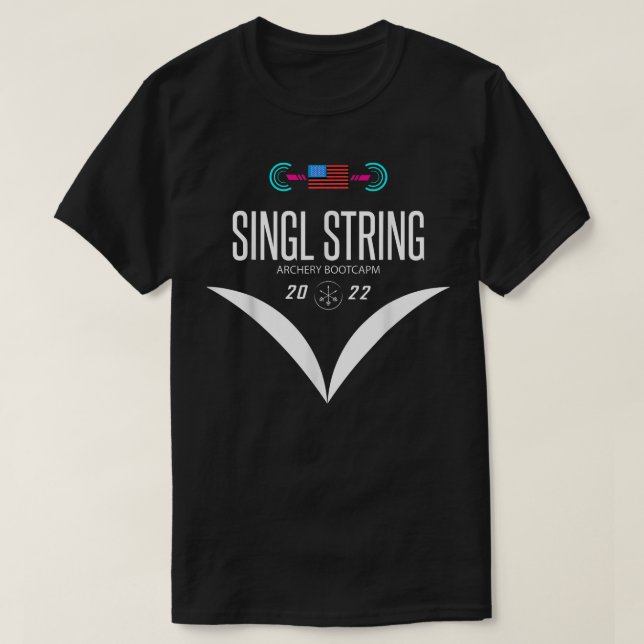 Camiseta Bootcamp 202 por Solteiro Womens and Mens String (Frente do Design)