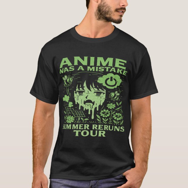 Camiseta Bootleg Anime Tour Unisex Softstyle T-Shirt - Ferr (Frente)