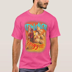 Camiseta Bootleg Chicken Nuggets Engraçado Rap Bootleg 90S