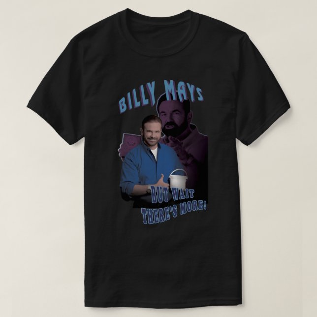 Camiseta Bootleg Hip Hop Billy Mays T-Shirt Clássico (Frente do Design)