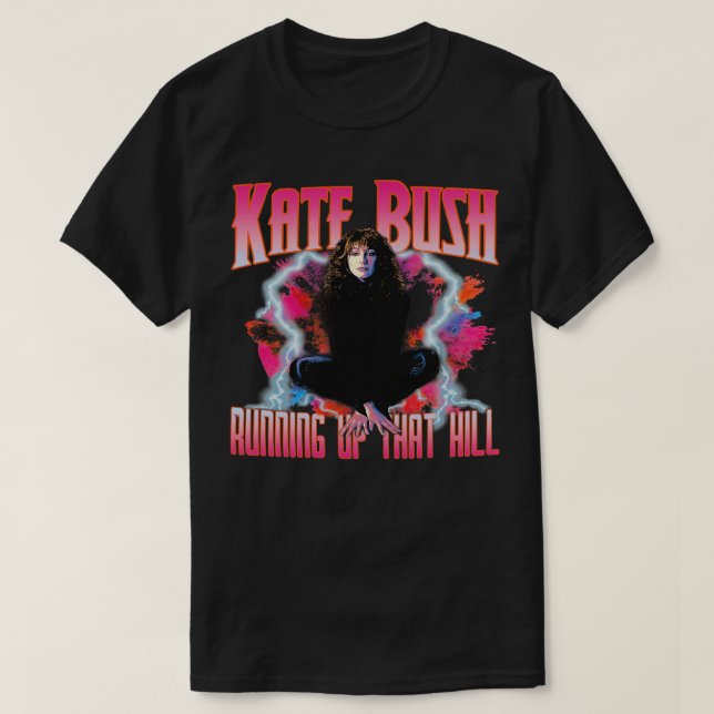 Camiseta Bootleg Kate Bush Fanart Design (Frente do Design)