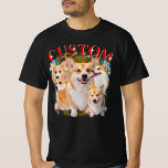 Camiseta Bootleg Vintage Pet Dogs Cat Funny Animal 1BK1<br><div class="desc">Vintage de Rap de Bootleg 90, Gato de Cachorro de Pet, Animal Engraçado. Personalize com a foto, o nome ou uma mensagem sincera de seu animal de estimação para celebrar seu amigo furioso. Estes designs inspirados misturam nostalgia e criatividade, mostrando a foto do seu animal de estimação em uma estética...</div>