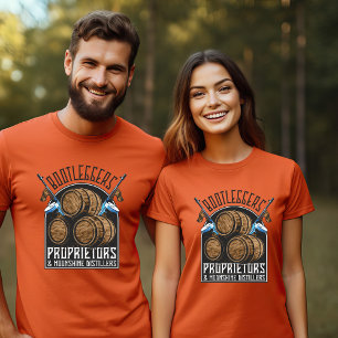 Camiseta Bootlegers Proprietários do Moonshine Distiler T S
