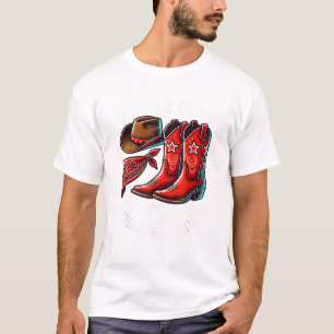 Camiseta Boots and Bling Cowgirl Rodeo Horseback Riding Wes