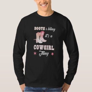 Camiseta Boots & Bling É uma covardia das mulheres ocidenta