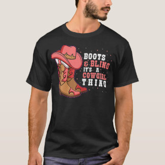 Camiseta Boots Bling Its A Cowgirl Thing (2)