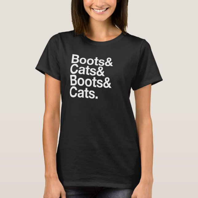 Camiseta Boots & Cats & Boots and Cats DJ Beatbox Dance Mu (Frente)