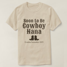 Camiseta Boots em breve para ser vovó vovó bebê anunciado