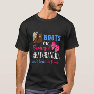 Camiseta Boots Ou Arcos Excelentes Vovó Gênero Revelar Par