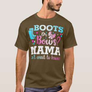 Camiseta Boots ou Arcos Mama Gender Reveue Chá de fraldas A