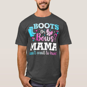 Camiseta Boots ou Arcos Mama Gender Reveue Chá de fraldas A