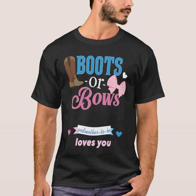 Camiseta Boots Ou Arcos Que A Madrinha Te Ama. (Frente)