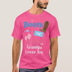 Camiseta Boots Ou Arcos Vovô Te Ama Parte Revelação De Gêne