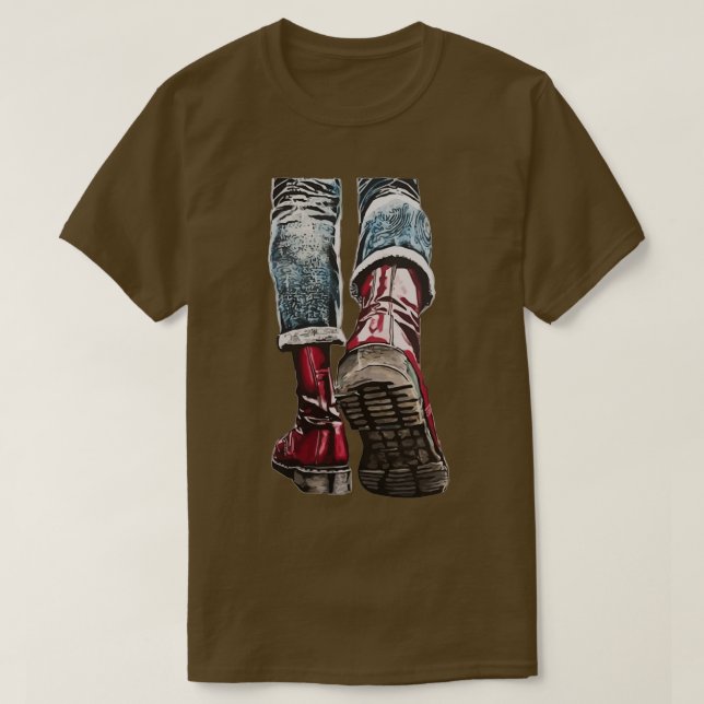 Camiseta Boots Skinhead (Frente do Design)
