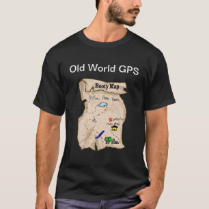 Camiseta Booty Map Pirate T-shirt