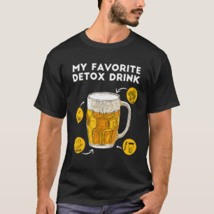 Camiseta Booz Dizendo Que Cerveja É Minha Bebida De Detox 