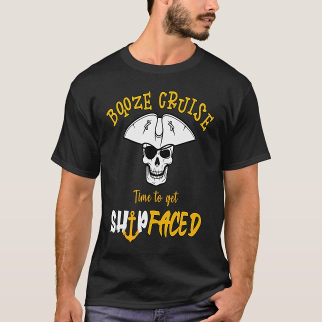 Camiseta Booze O Tempo De Cruzamento Para Enfrentar O Temát (Frente)