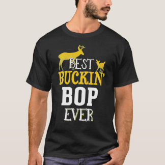 Camiseta Bop Hunting Design Buck Hifts para o Pai Gra
