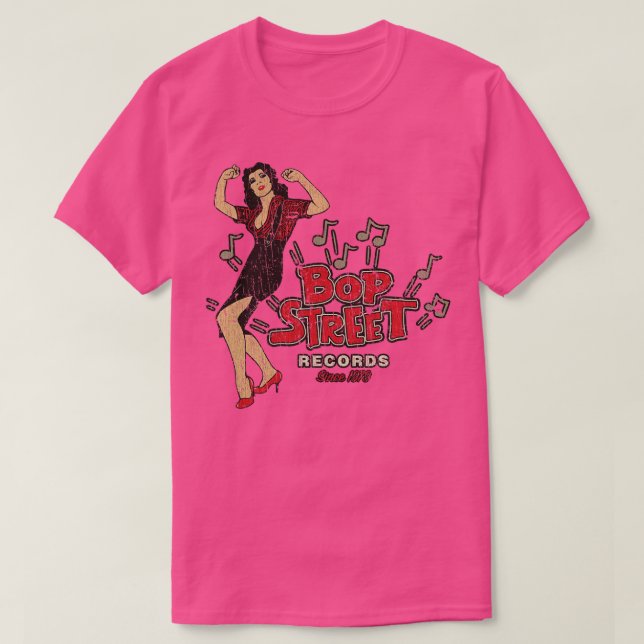 Camiseta Bop Street Records 1979 (Frente do Design)
