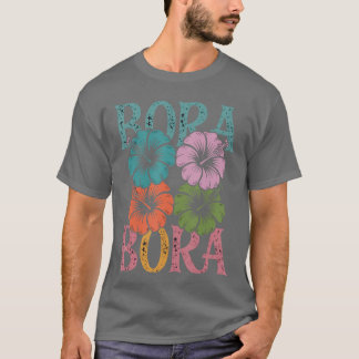 Camiseta Bora Bora Beach Souvenirs Férias Tropicais de Prai