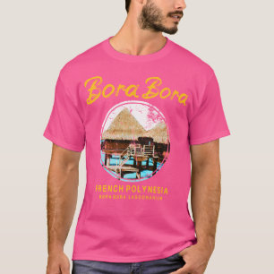 Camiseta Bora Bora Bungalow Polinésia Francesa