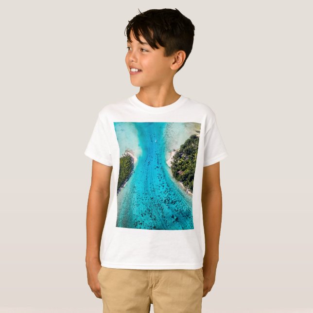 Camiseta Bora Bora - Caminho Para O Oceano (Frente Completa)