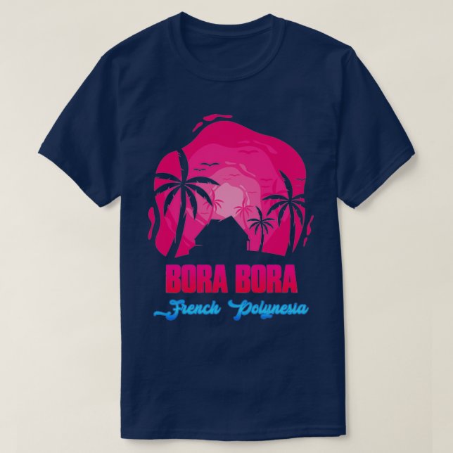 Camiseta Bora Bora Polinésia Francesa (Frente do Design)
