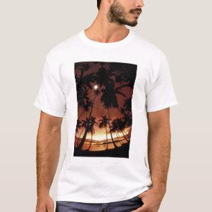 Camiseta Bora Bora, Polinésia Francesa Foto do pôr do sol a