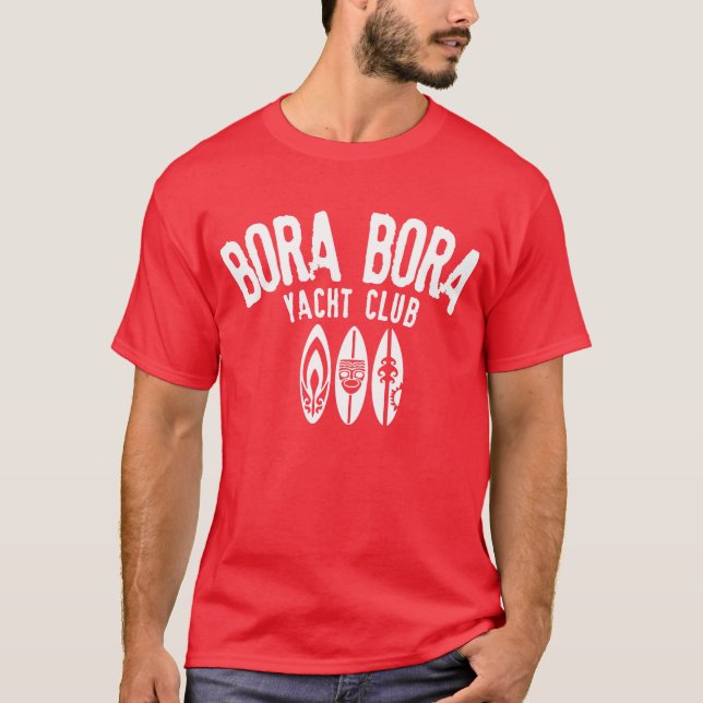 Camiseta Bora Bora yacht club (Frente)