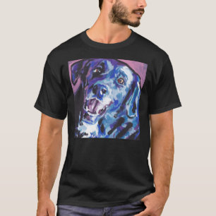 Camiseta Borador Border Collie Lab Mix Bright Colorida Pop