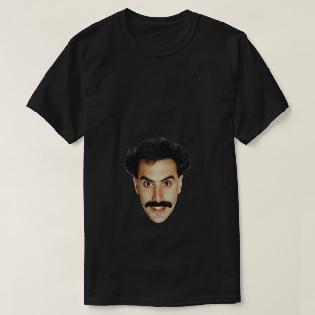 Camiseta Borat - Cabeça (Frente do Design)