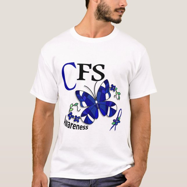 Camiseta Borboleta 2 CFS do vitral (Frente)