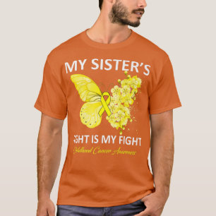 Camiseta Borboleta A Luta da Minha Irmã é a Minha Luta pela