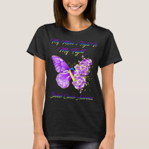 Camiseta Borboleta A Luta da minha mãe é o meu baile de lut